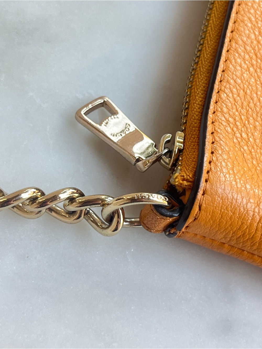Coach small crossbody orange - Picture 3 of 7